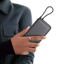 Juice Borx | Xiaomi Power Bank 20000mAh (Integrated Cable) – Dark Grey