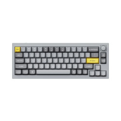 Juice Borx | Keychron Q2 65% Red G Pro Switches Aluminium RGB Wired Keyboard – Grey