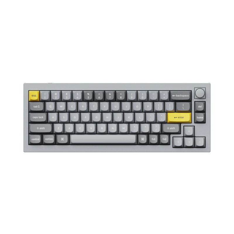 Juice Borx | Keychron Q2 65% Red G Pro Switches Aluminium RGB Wired Keyboard – Grey